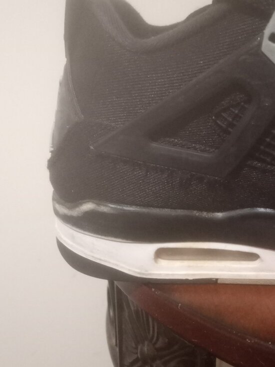 Jordan 4 Retro SE Black Canvas Size 10 Pre-Owned DH7138-006 main image 4